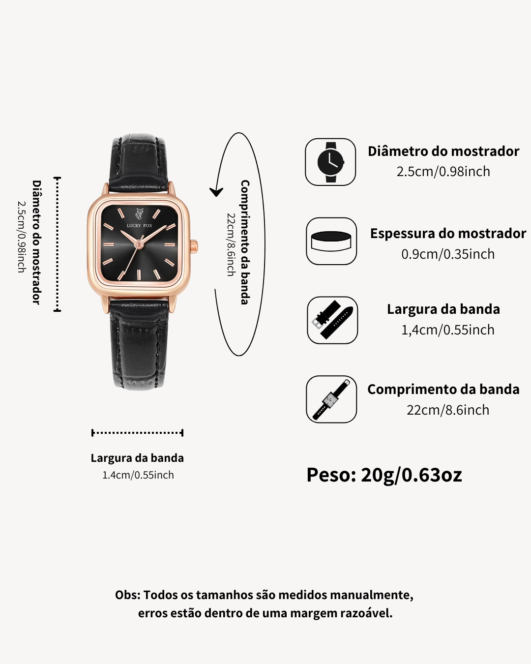 Relógio Cube Select