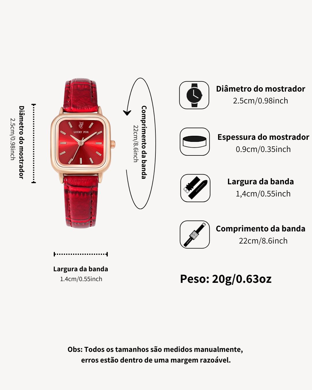Relógio Cube Select