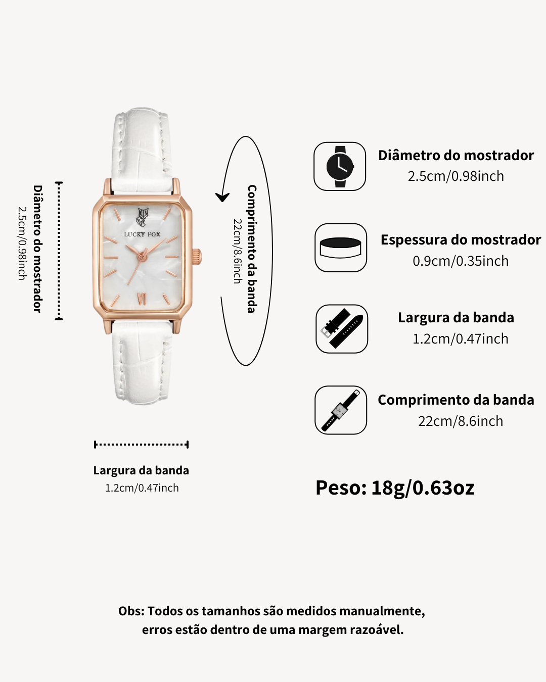 Relógio Madrepérola