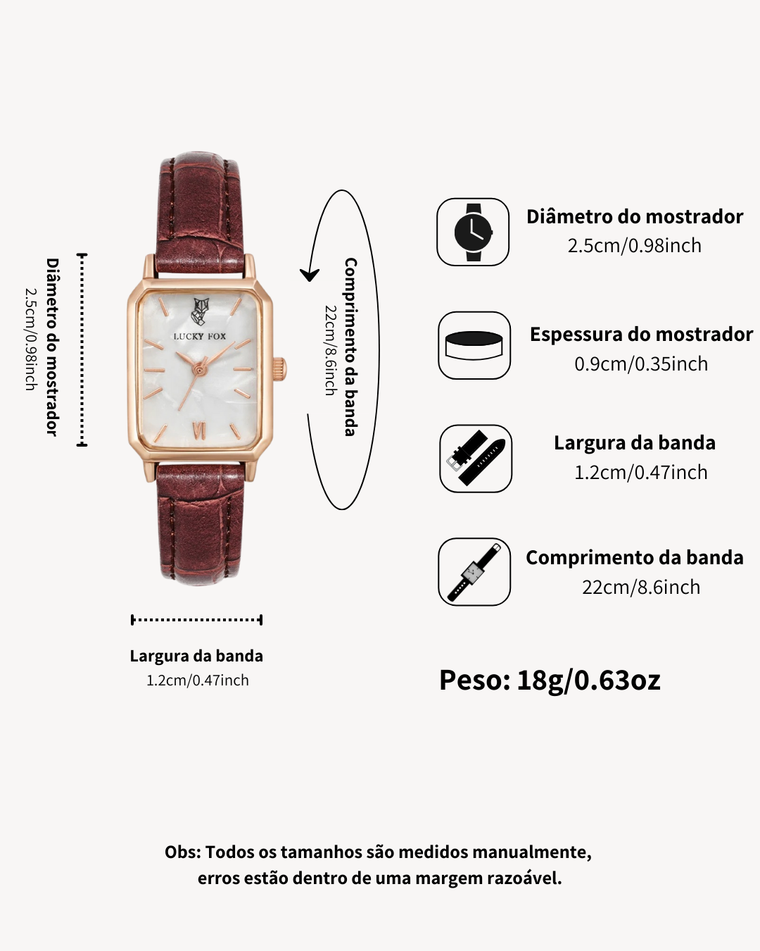 Relógio Madrepérola